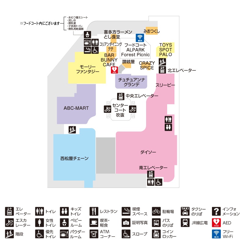 西棟4Fマップ
